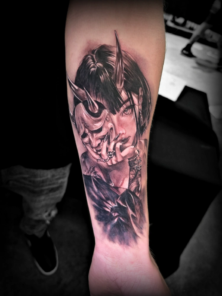 Darkest Light Black & Gray work 1